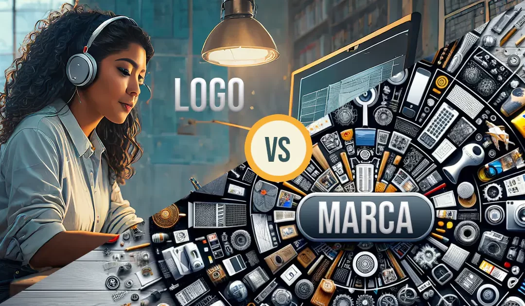 ¿Cuál es la diferencia entre un logo y una marca?